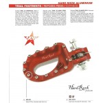 Pedane S3 Hard Rock Ergal ROSSO